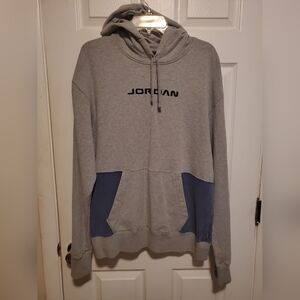 Jordan Men's Hoodie in Gray and Blue